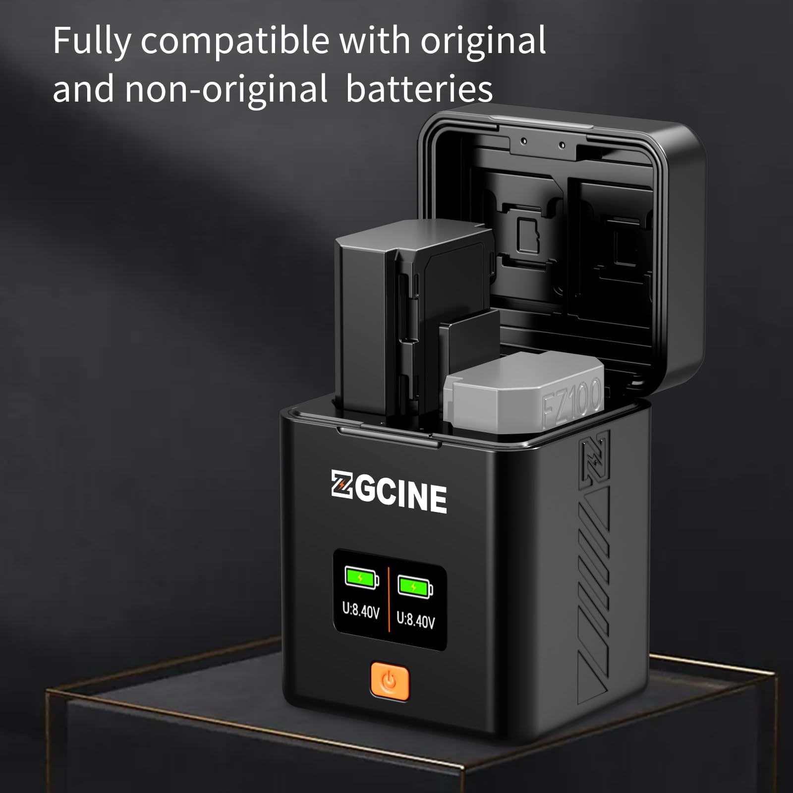 Amazon.com: ZGCINE PS-FZ100 Dual USB-C Charger Case Box with PD